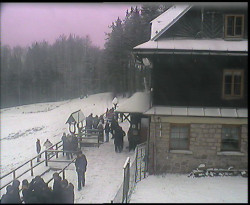 Terasa horského hotelu