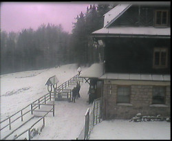 Terasa horského hotelu