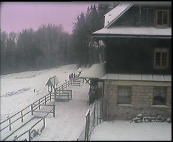 Terasa horského hotelu