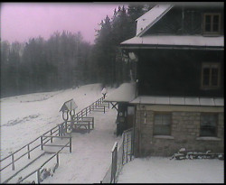 Terasa horského hotelu