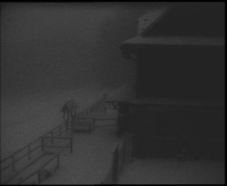 Terasa horského hotelu