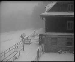 Terasa horského hotelu