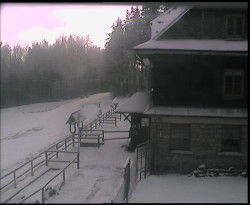 Terasa horského hotelu