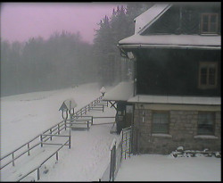 Terasa horského hotelu