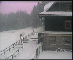 Terasa horského hotelu