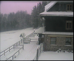 Terasa horského hotelu