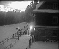 Terasa horského hotelu