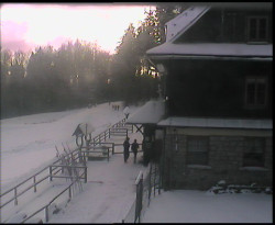 Terasa horského hotelu