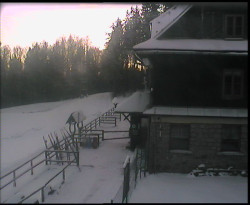 Terasa horského hotelu