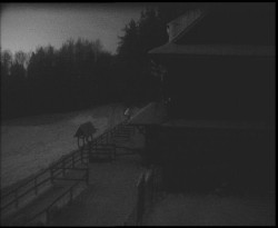 Terasa horského hotelu