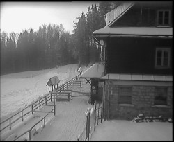 Terasa horského hotelu