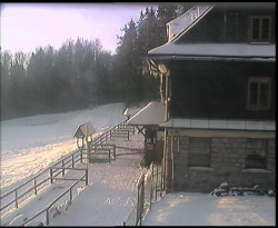 Terasa horského hotelu