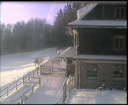 Terasa horského hotelu