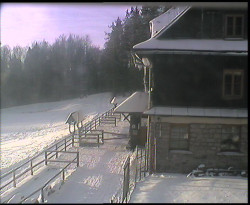 Terasa horského hotelu