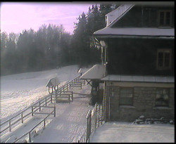 Terasa horského hotelu