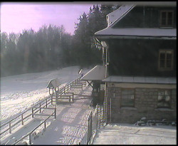 Terasa horského hotelu