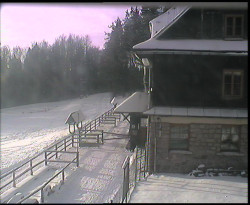 Terasa horského hotelu