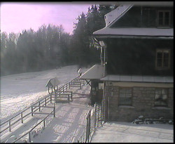 Terasa horského hotelu