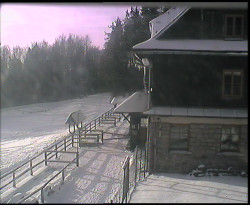 Terasa horského hotelu