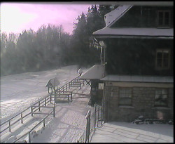 Terasa horského hotelu