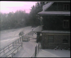 Terasa horského hotelu