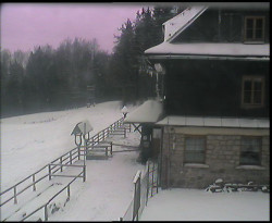 Terasa horského hotelu