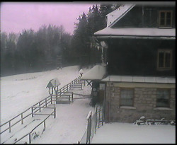 Terasa horského hotelu