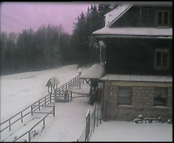 Terasa horského hotelu