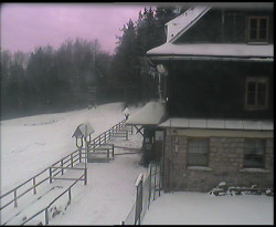 Terasa horského hotelu