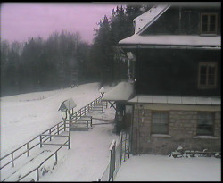 Terasa horského hotelu