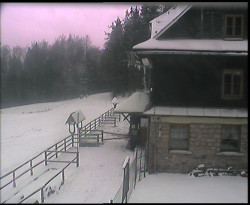 Terasa horského hotelu
