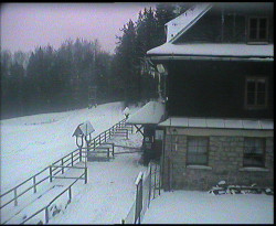 Terasa horského hotelu