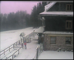 Terasa horského hotelu