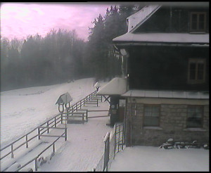 SkiAreál - Horský hotel Vsacký Cáb - Terasa horského hotelu - 7.1.2026 v 09:00 SkiAreál - Horský hotel Vsacký Cáb - Terasa horského hotelu - 7.1.2026 v 09:00