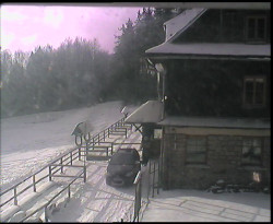 Terasa horského hotelu