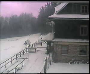 SkiAreál - Horský hotel Vsacký Cáb - Terasa horského hotelu - 7.1.2026 v 11:00 SkiAreál - Horský hotel Vsacký Cáb - Terasa horského hotelu - 7.1.2026 v 11:00