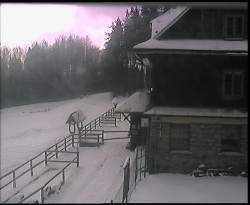 Terasa horského hotelu