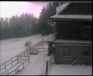 SkiAreál - Horský hotel Vsacký Cáb - Terasa horského hotelu - 7.1.2026 v 13:00 SkiAreál - Horský hotel Vsacký Cáb - Terasa horského hotelu - 7.1.2026 v 13:00