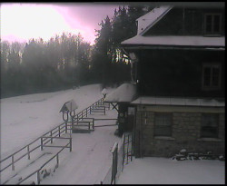 Terasa horského hotelu