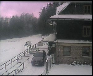 SkiAreál - Horský hotel Vsacký Cáb - Terasa horského hotelu - 7.1.2026 v 15:00 SkiAreál - Horský hotel Vsacký Cáb - Terasa horského hotelu - 7.1.2026 v 15:00