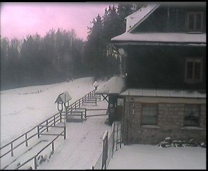 SkiAreál - Horský hotel Vsacký Cáb - Terasa horského hotelu - 7.1.2026 v 15:15 SkiAreál - Horský hotel Vsacký Cáb - Terasa horského hotelu - 7.1.2026 v 15:15