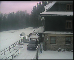 SkiAreál - Horský hotel Vsacký Cáb - Terasa horského hotelu - 7.1.2026 v 16:00 SkiAreál - Horský hotel Vsacký Cáb - Terasa horského hotelu - 7.1.2026 v 16:00