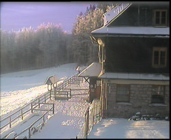 Terasa horského hotelu