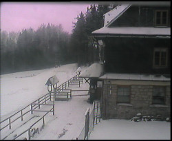 Terasa horského hotelu