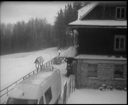 Terasa horského hotelu