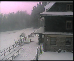 Terasa horského hotelu