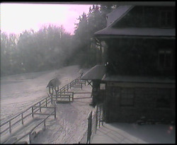 Terasa horského hotelu