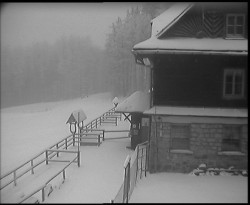 Terasa horského hotelu