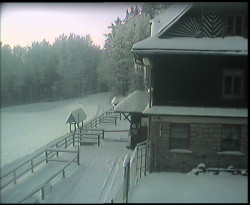 Terasa horského hotelu