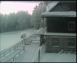 Terasa horského hotelu